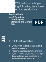 IEE Earthing & Bonding Tutorial