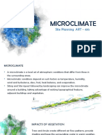 Microclimate: Site Planning ART - 436