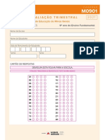 Segunda Avaliação Trimestral: Matemática E Artes