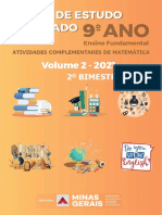 Atividades Complementares MAT 9º EF VOL 02 2 BIM