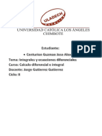 Integrales Ecuaciones