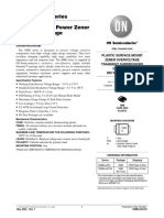 1SMB5.0AT3 Series 600 Watt Peak Power Zener Transient Voltage Suppressors