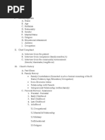 Case Study Format - Psychology