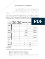 Código de Colores en Las Resistencias