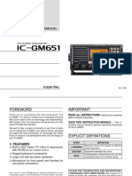 Instruction Manual: VHF Marine Transceiver