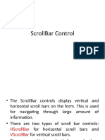 ScrollBar Control