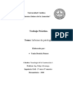 Informe de Patología - Vivienda - Tania Pumes