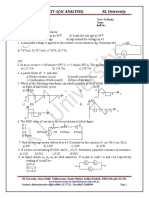 Networks Test-3 (Ac Analysis) KL University