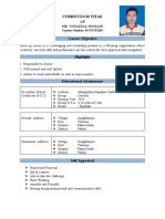 Curriculum Vitae: Md. Tofazzal Hossain