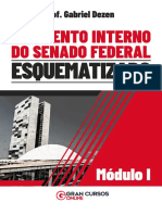 Regimento Interno Do Senado Esquematizado - Prof. Gabriel Dezen (Módulo I)