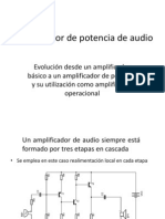 Amplificador de Potencia de Audio.