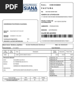 Factura: Universidad Politecnica Salesiana