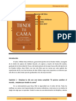 Resumen Libro Tiende Tu Cama