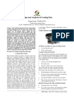 Design and Analysis of Cooling Fins: Deepak Gupta, Wankhade S.R