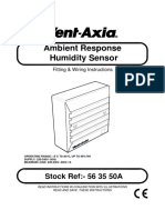 Ambient Response Humidity Sensor: Stock Ref:-56 35 50A