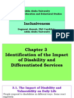 Chapter 3 FINAL Identification of The Impact of Disability & Differentiated