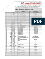 Needle Bearing Product List