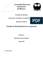 Práctica 6. Basicidad de Los Oxoaniones