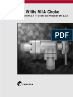 The Willis M1A Choke: Angle Body M.O.V. For Oil and Gas Production and E.O.R