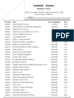 Resultado Saae 2011