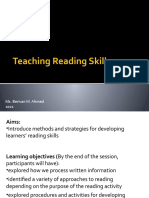 Teaching Reading Skills: Ms. Berivan M. Ahmed 2021