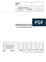 Certificate QC Pass: Hal. 1 Dari 4