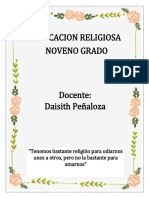 Modulo de Religion Grado Noveno