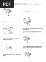 Assume That The Weapon Is Fully Loaded With A Live Round in The Chamber and The Selector Lever On Burst