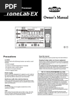 Vox Tonelab Ex Manuel