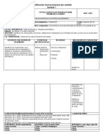 Planificación Microcurricular Por Unidad Segundo Basica