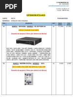 Cotizacion Nro 21 4413 Equipos Varios