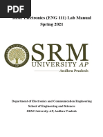 Basic Electronics Lab Manual - 2020-21