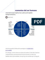 Los 4 Temperamentos Del Ser Humano