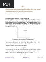 Modeling of Turbine, Generator and Governing System