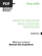 Manual Kawasaki 250r