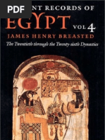 BREASTED, James H. - Ancient Records of Egypt - Vol. 4 - The Twentieth Through The Twenty-Sixth Dynasties