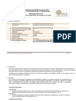 Programa Analítico de Estrategias de Mercadotecnia Aplicada