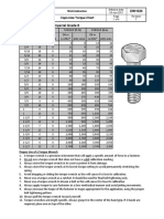 DW1020 - Capscrew Torque Chart & Instructions