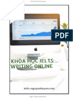 CÁC ĐỀ TRONG KHÓA IELTS WRITING - IELTS NGUYỄN HUYỀN