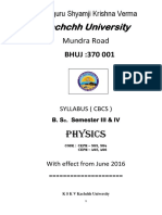 Kachchh University: Physics