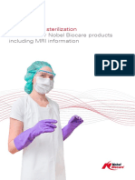 Cleaning and Sterilization: Guidelines For Nobel Biocare Products Including MRI Information