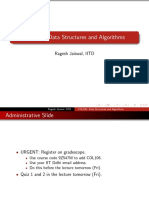 COL106: Data Structures and Algorithms: Ragesh Jaiswal, IITD