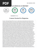 Plagiarism Scan Report: Plagiarised Unique Words Characters