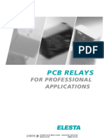 Elesta Germany Catalog PCB Relays 2013 PDF