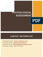 RGO Psychological Assessment Enhanced 2016 1