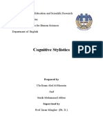 Cognitive Stylistics