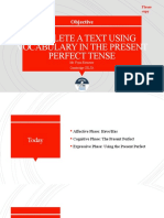 8th Grade - Past Simple Present Perfect - New Topic