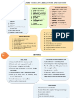 Vocabulary Related To Feelings, Behaviours, and Emotions