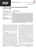 (Drug Development Research) Phadke, Mrudula - Saunik, Sujata - COVID-19 Treatment by Repurposing Drugs Until The Vaccine Is in Sight (2020)