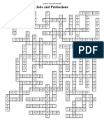 Job Crossword Puzzle-Solution